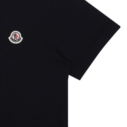 Black, White and Navy Logo-Patch T-Shirt (Pack Of Three).