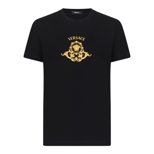 Black Hall Of Heroes Crest T-Shirt