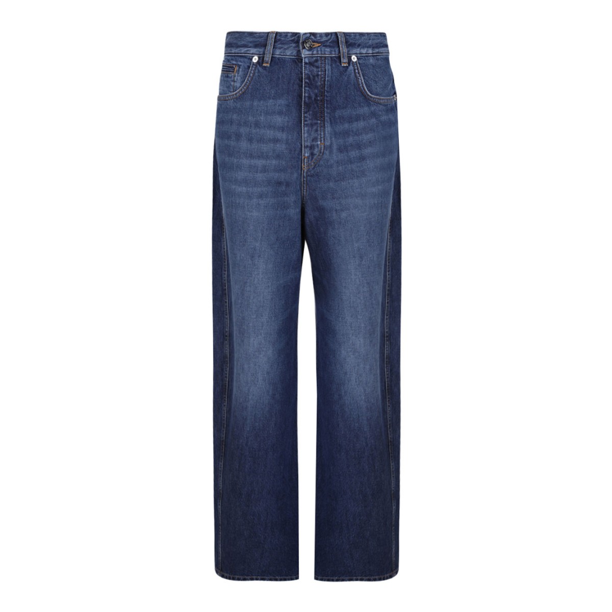 Dark Blue Cotton Jeans