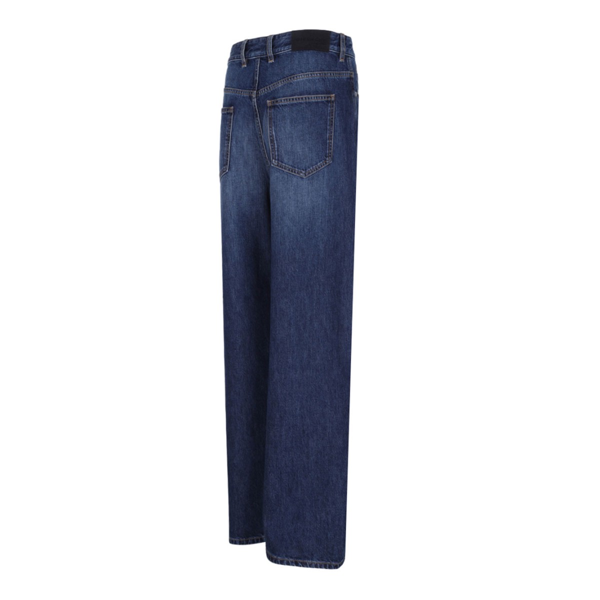Dark Blue Cotton Jeans