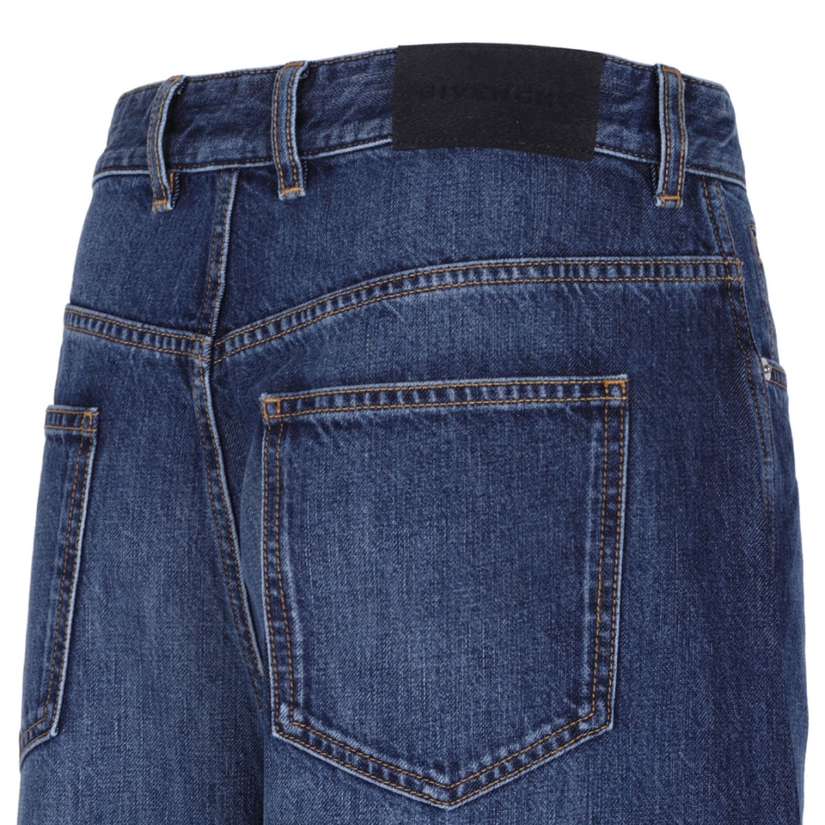 Dark Blue Cotton Jeans