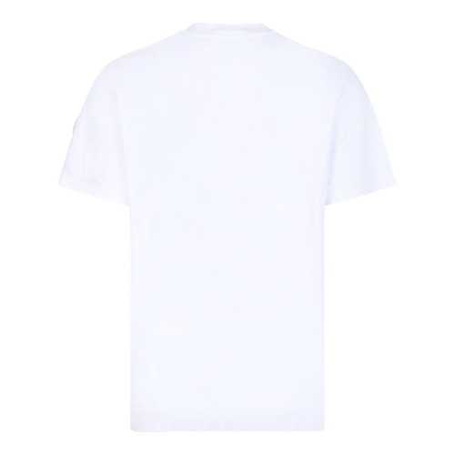White Logo Print T-Shirt 2