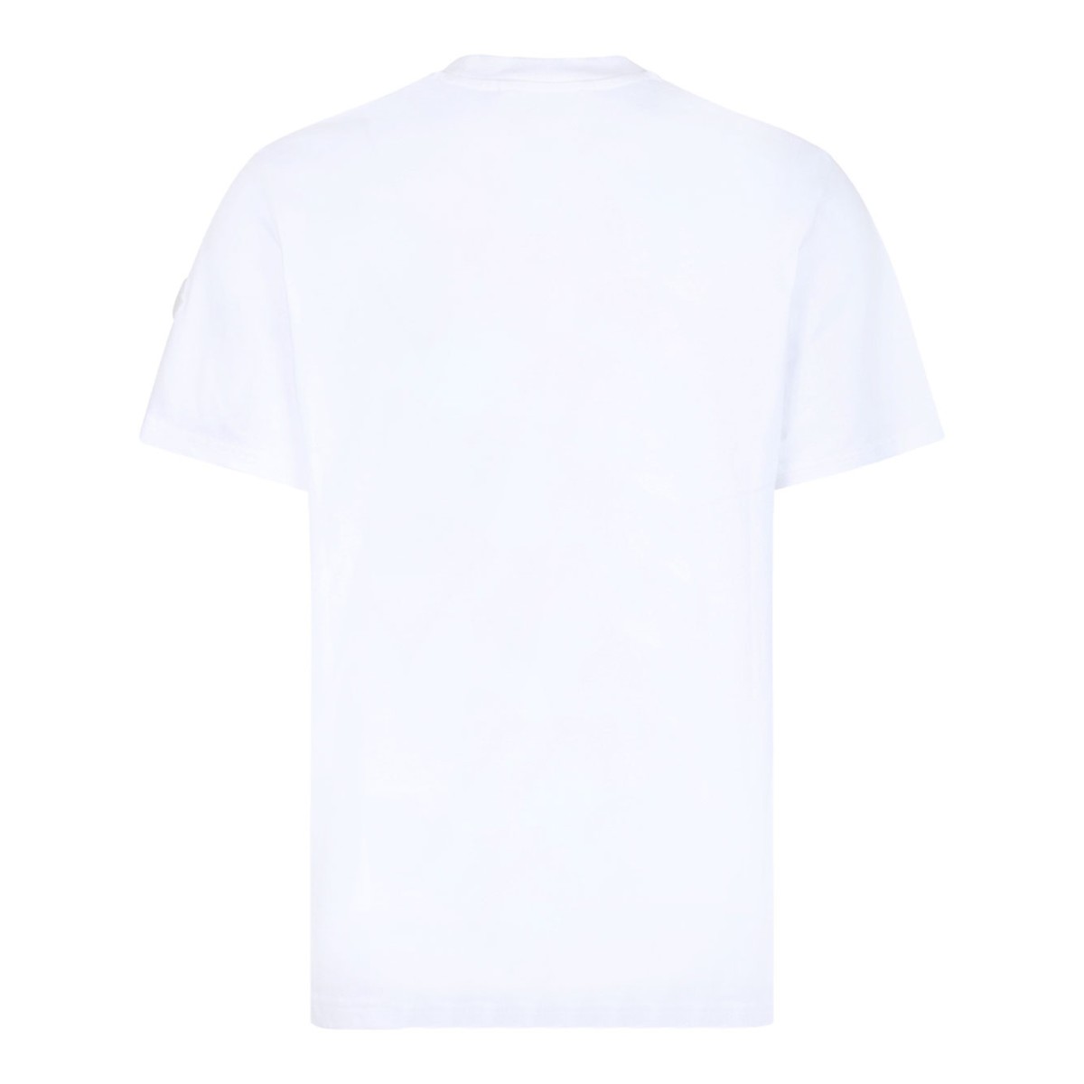 White Logo Print T-Shirt