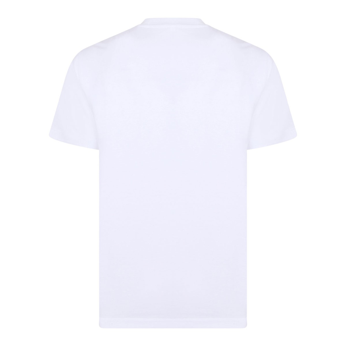 Optical White Slim-Fit Cotton Jersey T-Shirt With Embroidery