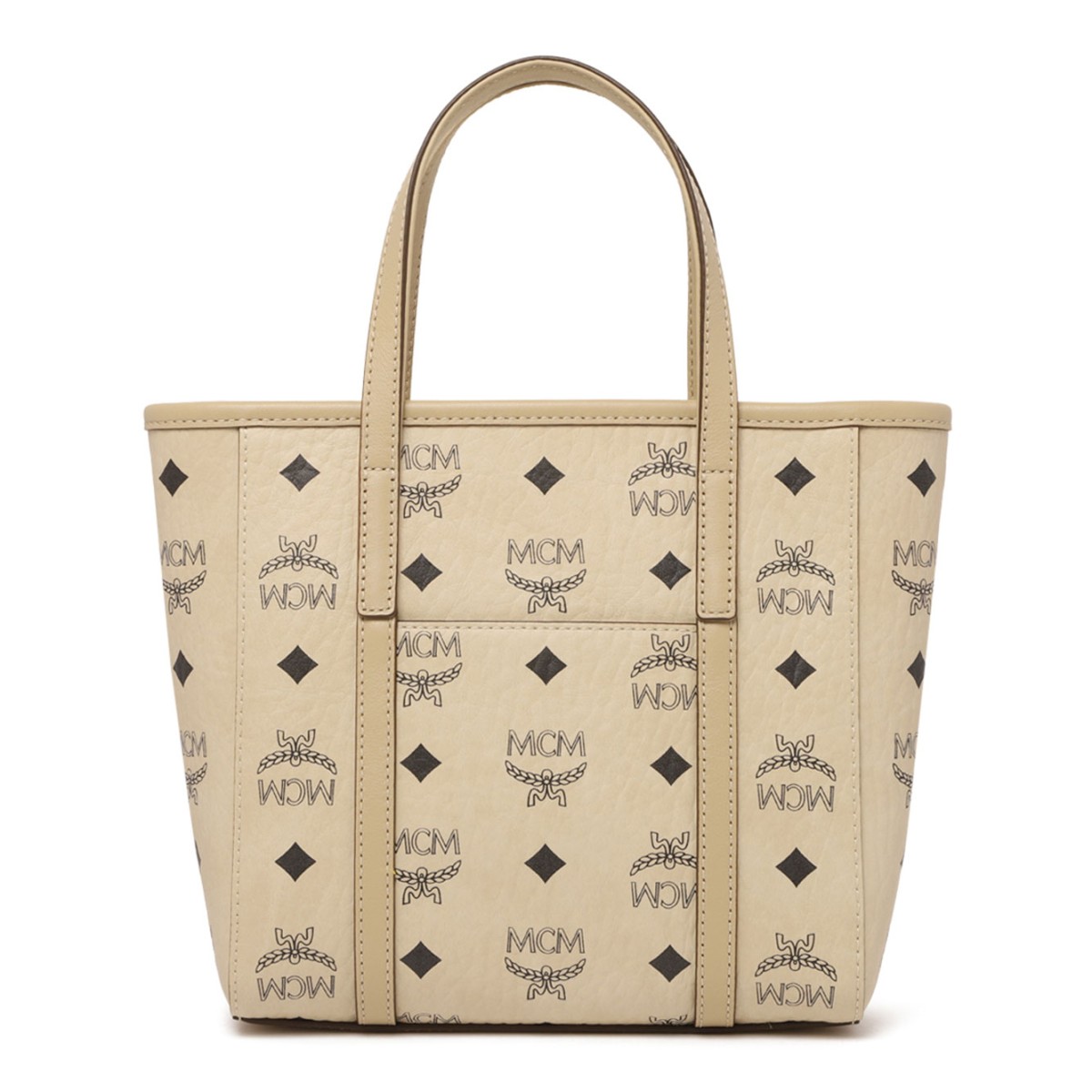 Beige Mini Toni Shopper Bag