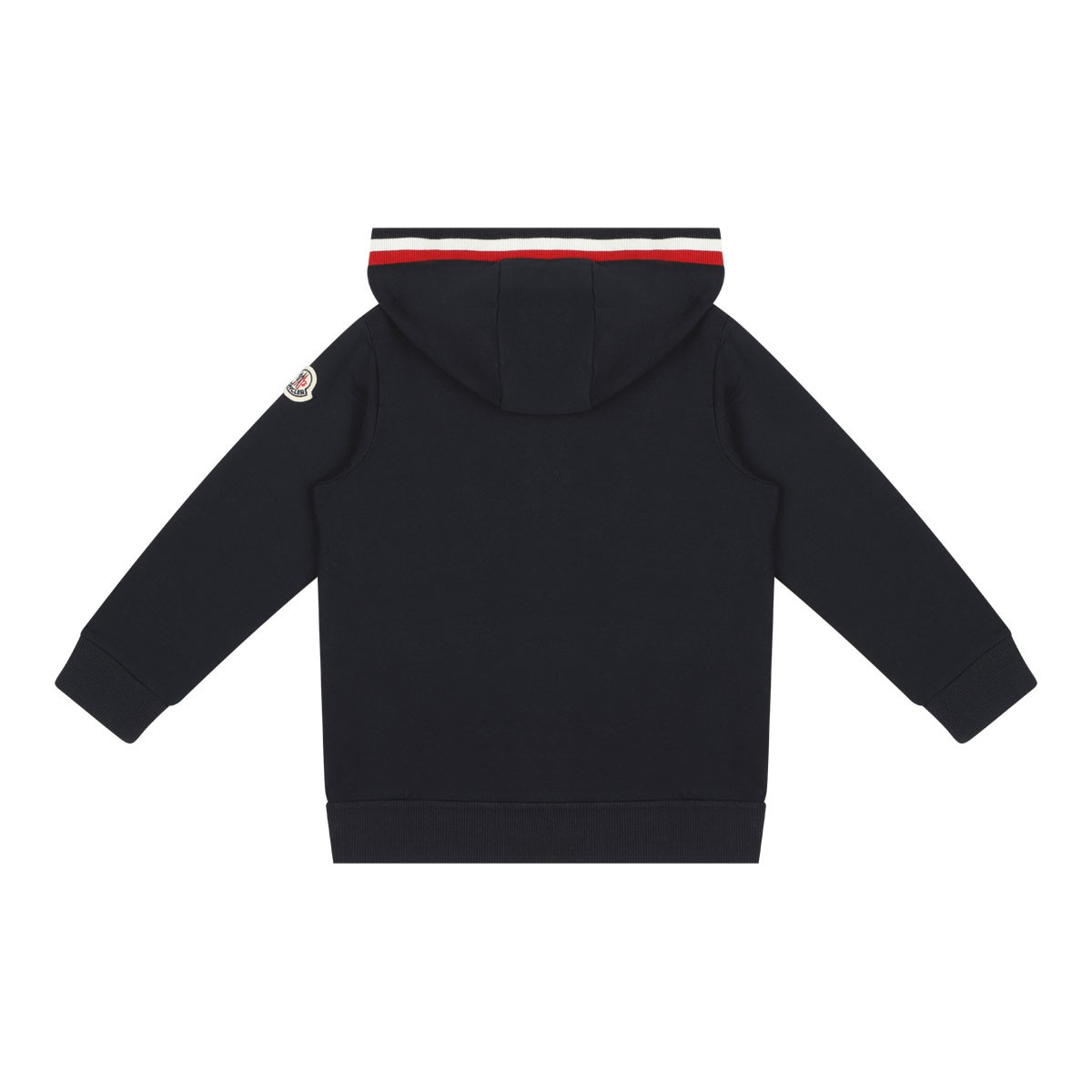 Navy Blue Tracksuit Set With Tricolor Trim