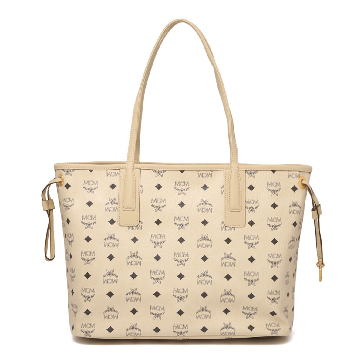 Beige Reversible Liz Shopper Bag