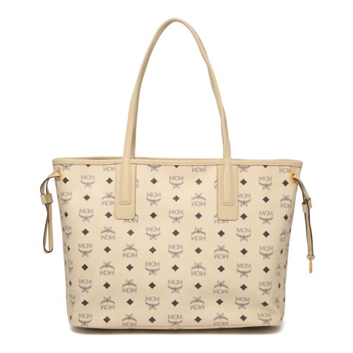 Beige Reversible Liz Shopper Bag