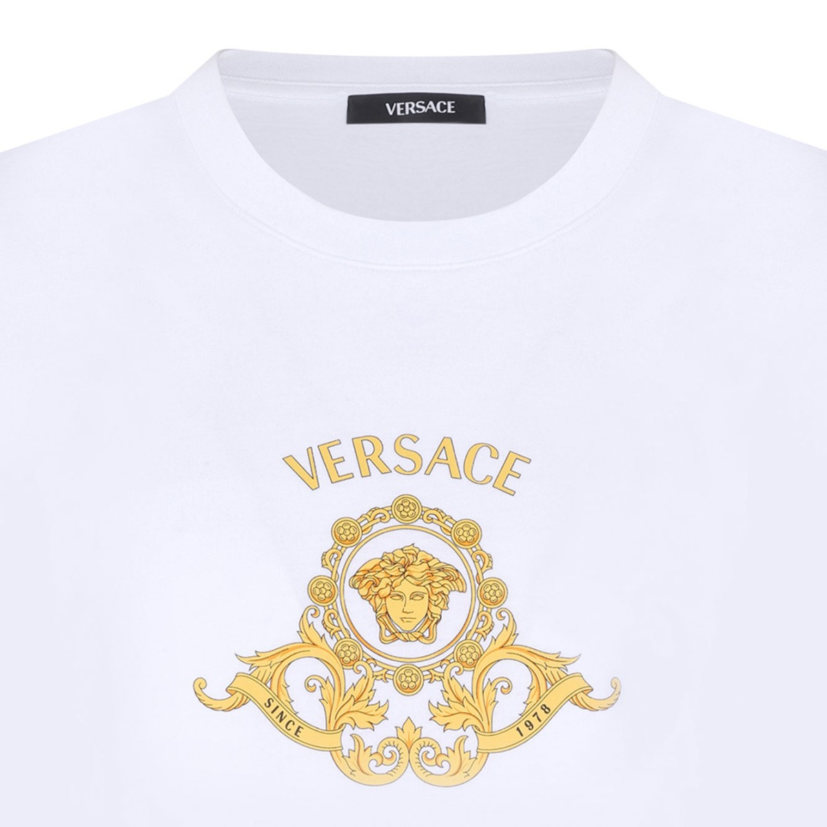 Optical White Hall Of Heroes Crest T-Shirt