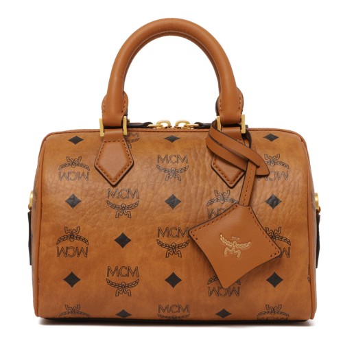 Cognac Ella Monogrammed Tote Bag
