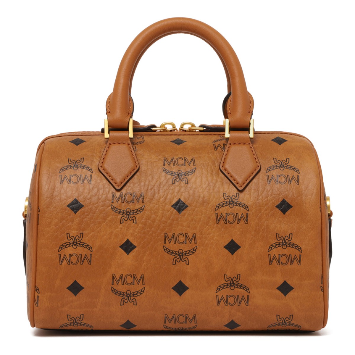 Cognac Ella Monogrammed Tote Bag