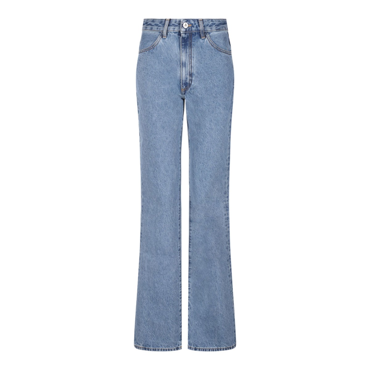 Sky Blue Flared Jeans