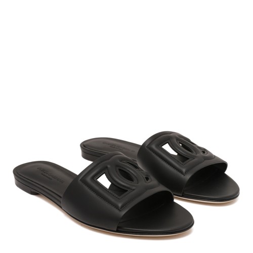 Black Clfskin Slides With DG Millenials Logo 2