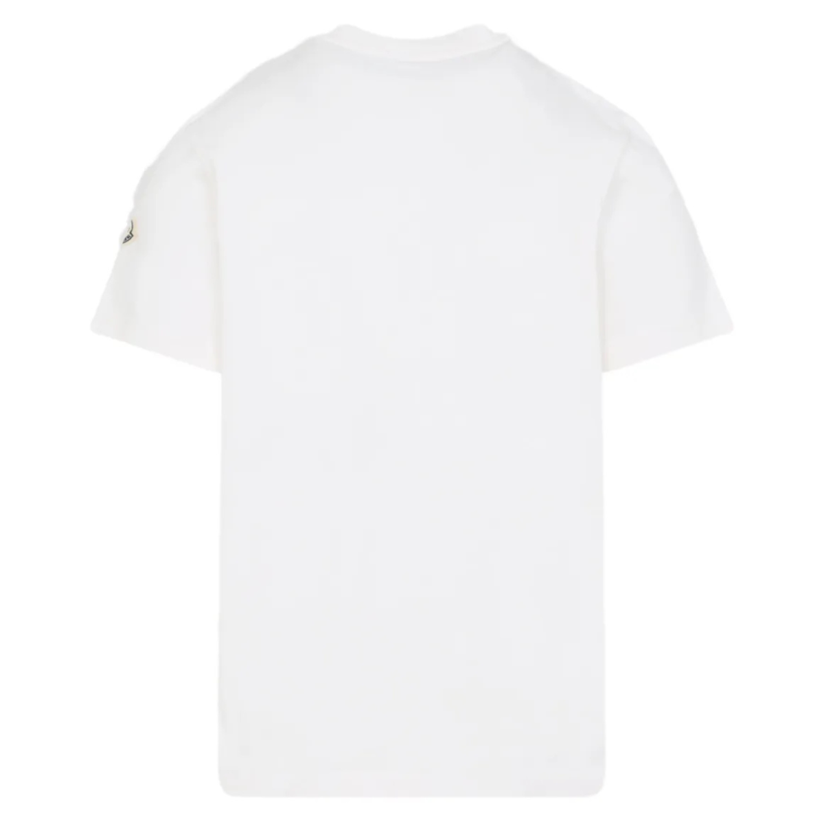 White Cotton T-Shirt With Application