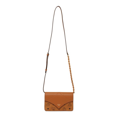 Cognac Diamond Visetos Mini Shoulder Bag