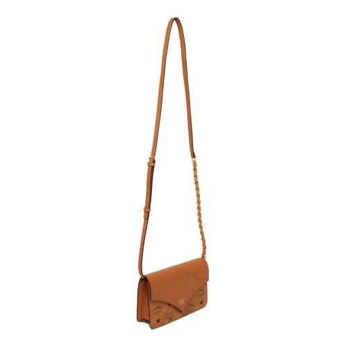 Cognac Diamond Visetos Mini Shoulder Bag