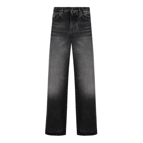 Dark Stonewash Finish Loose Fit Jeans