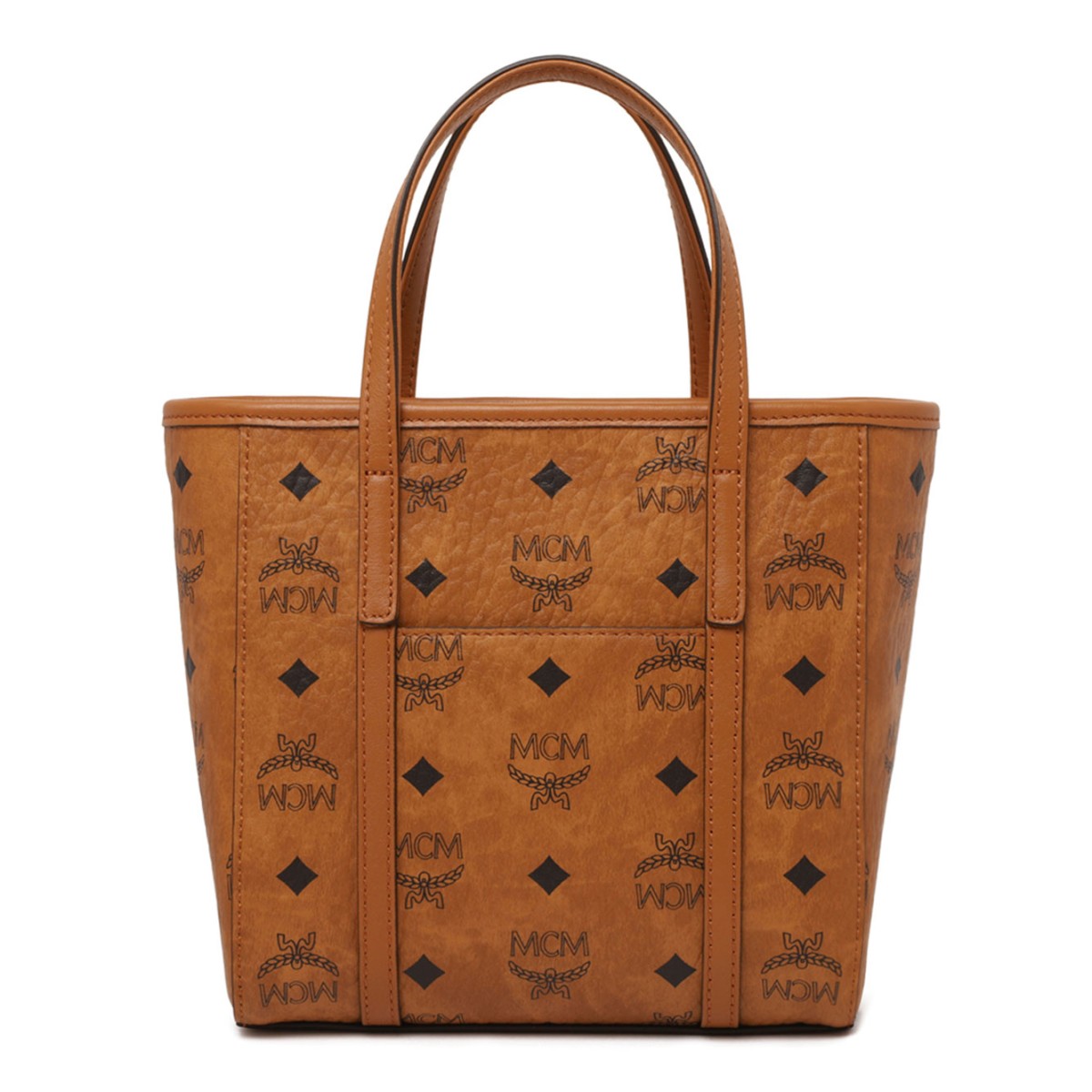 Cognac Brown Tote Bag
