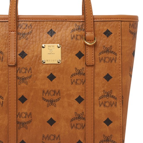 Cognac Brown Tote Bag