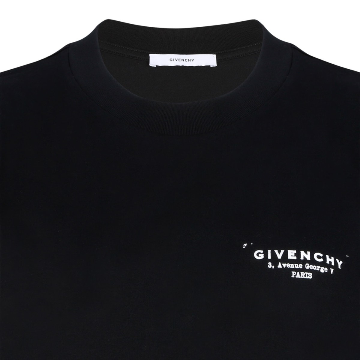 White Logo Print Cropped T-Shirt