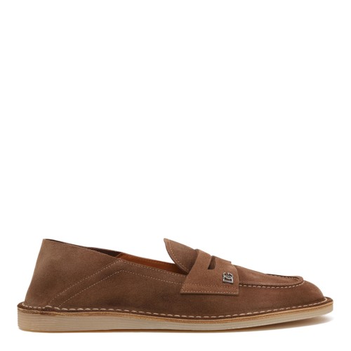 Hazelnut Reversed Calfskin Slipper