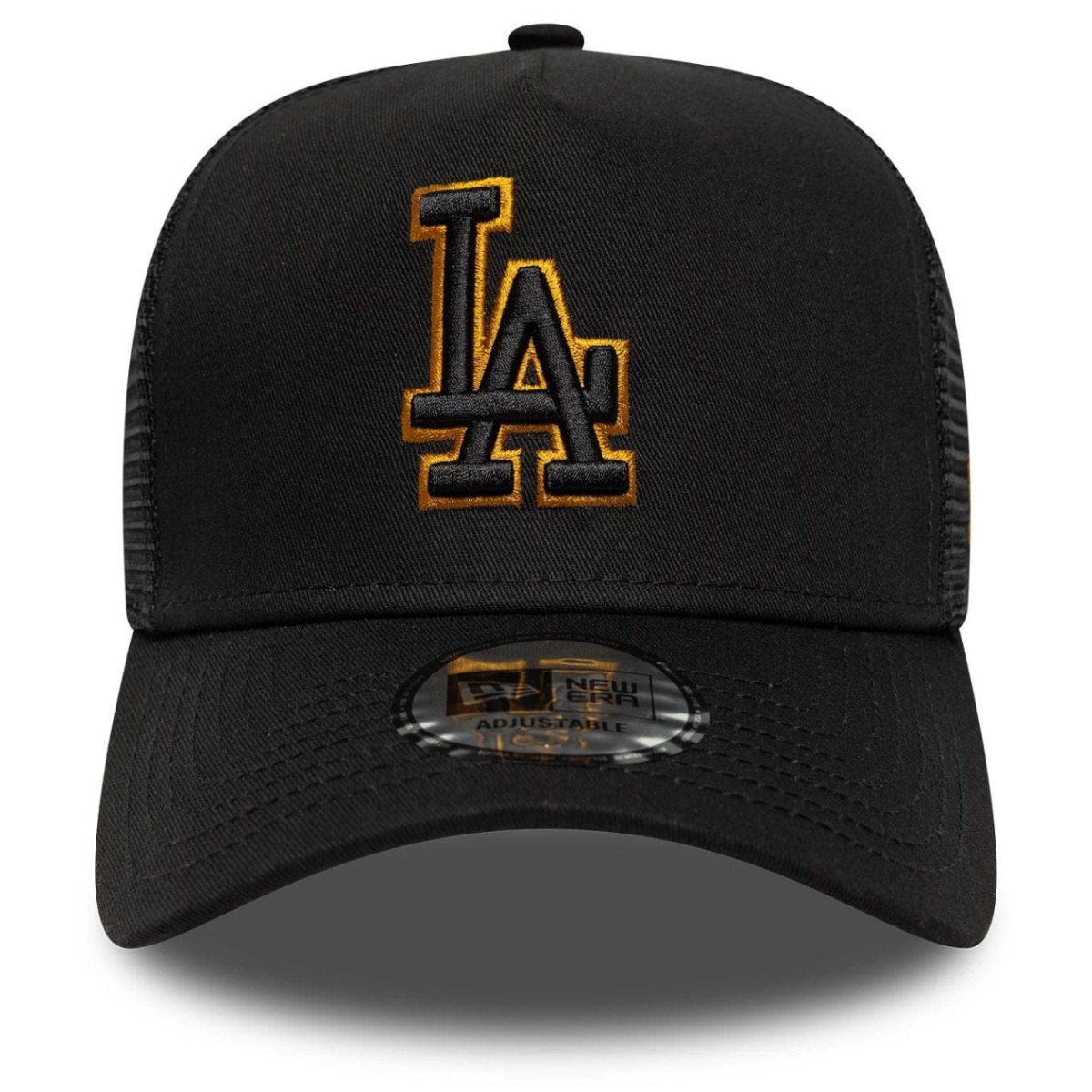 Black 9FORTY E-Frame Trucker LA Dodgers MLB Outline