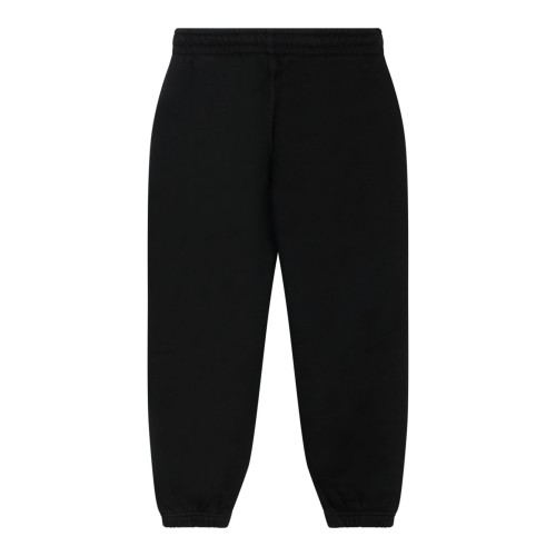 Black and White Cotton Track Pants 2