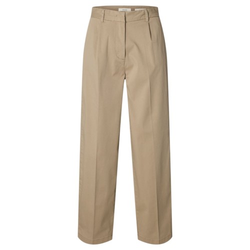 Greige Barrel Fit Pants