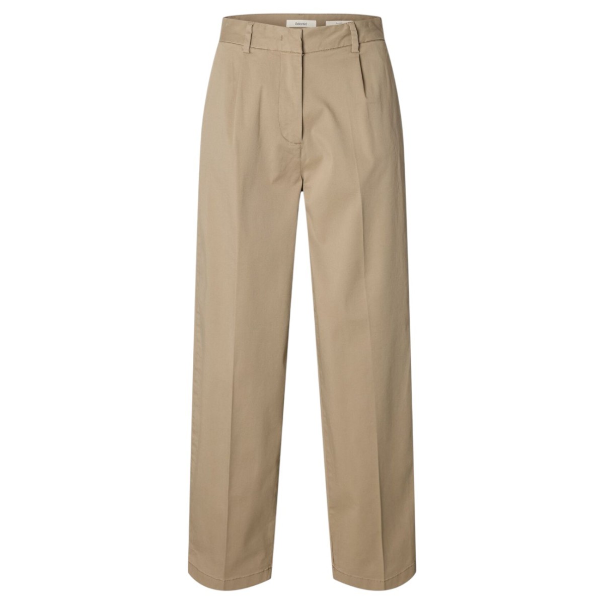 Greige Barrel Fit Pants