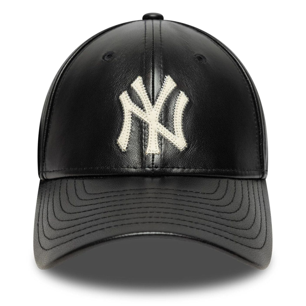Black Leather 9FORTY M-Crown New York Yankees MLB