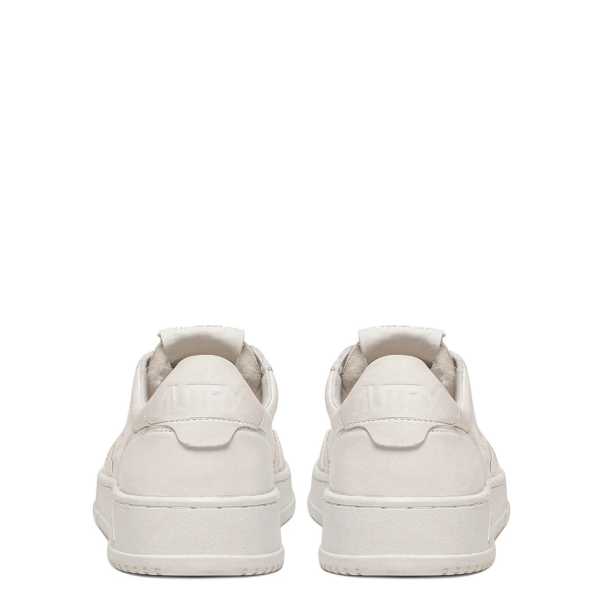 White Leather Medalist Low Sneakers