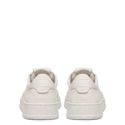 White Leather Medalist Low Sneakers