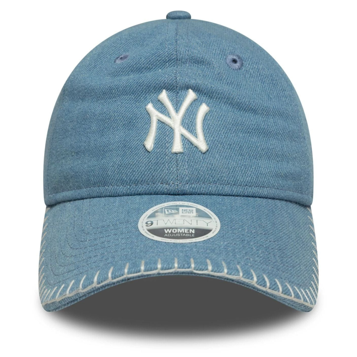 Pastel Blue 9TWENTY New York Yankees MLB Denim Stitch