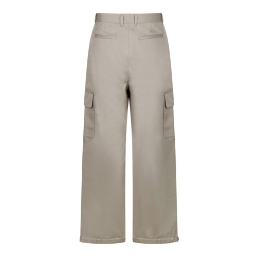 Beige Cargo Trousers 2