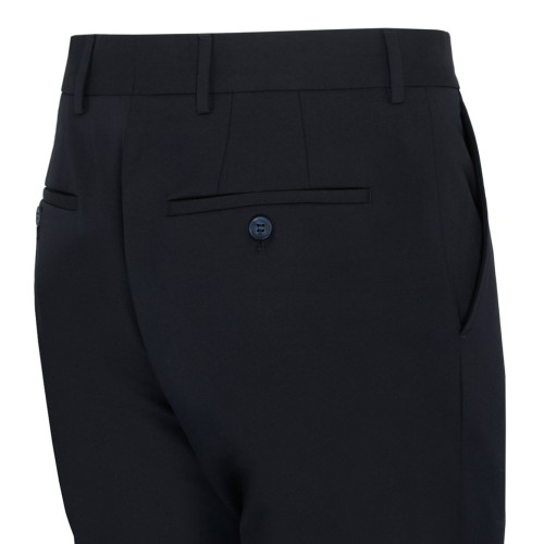 Navy Blue Slim Pants