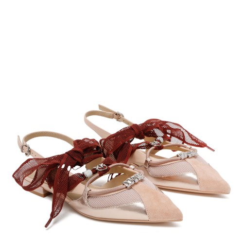 Nude Ballerinas With Pointed Toe 2