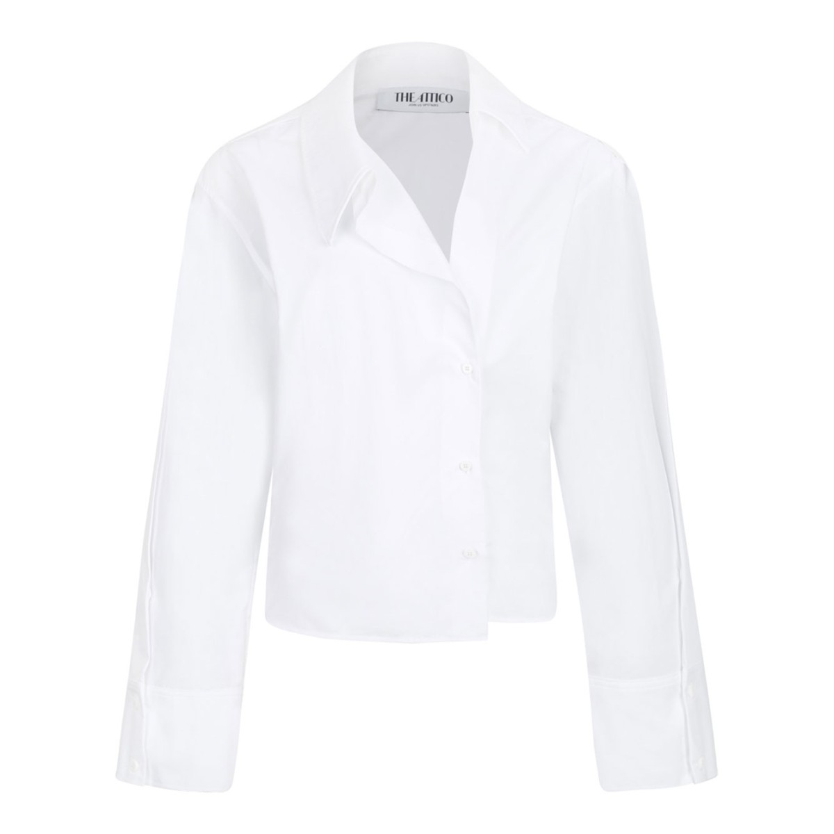 White Cotton Poplin Shirt