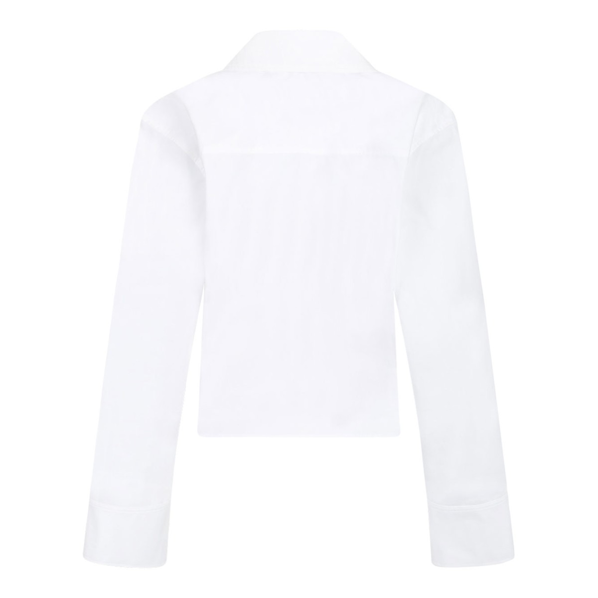 White Cotton Poplin Shirt