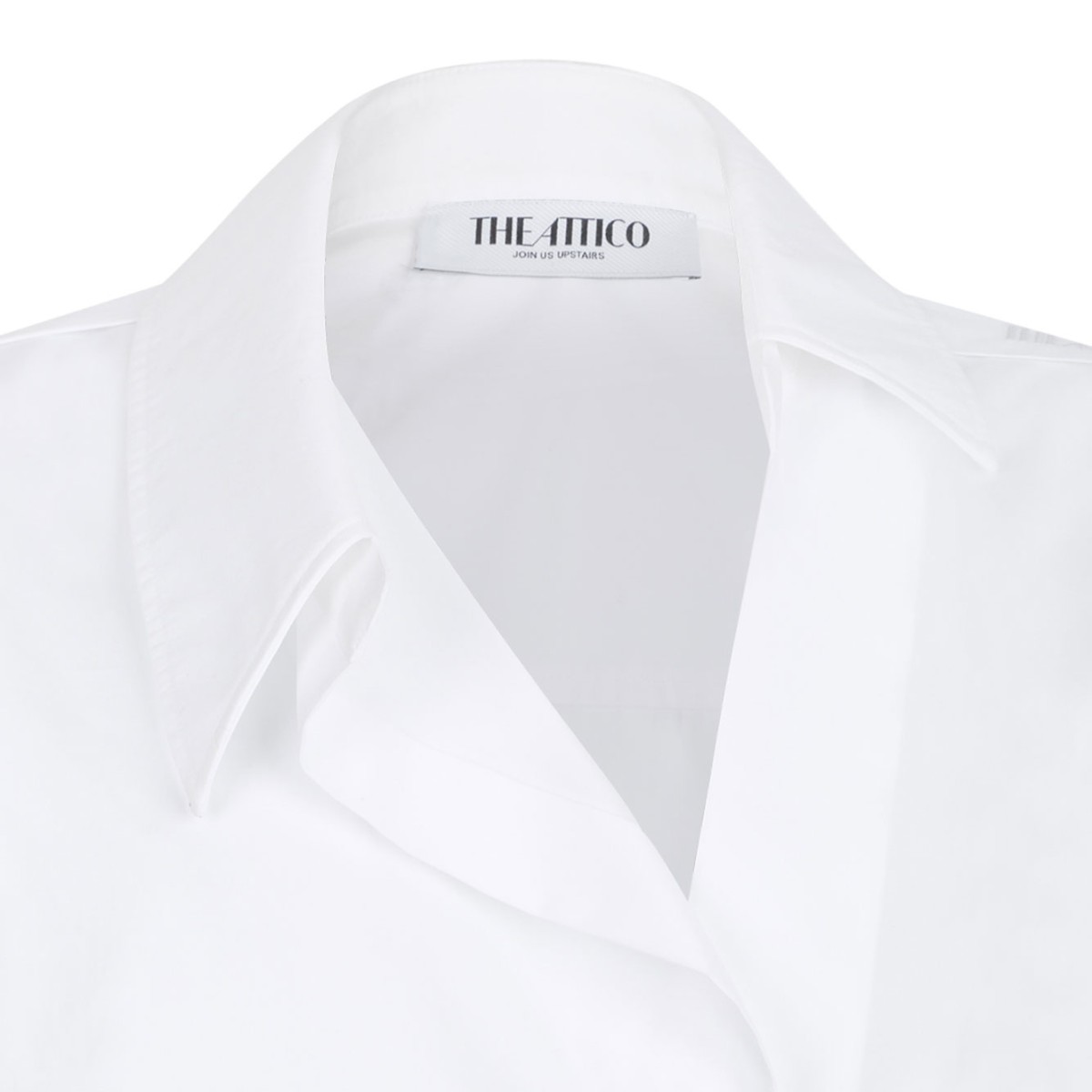 White Cotton Poplin Shirt