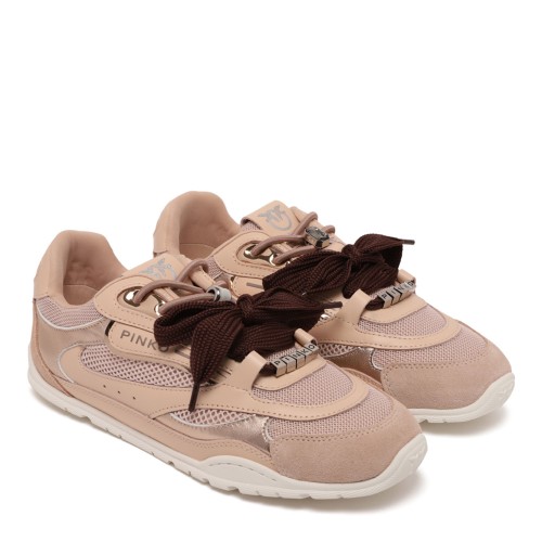 Yulia Sneakers In Mesh With Suede Inserts 2