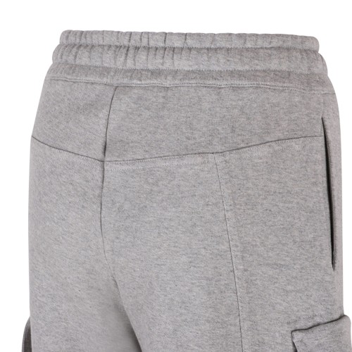 Melange Grey Cargo Pants With Pockets