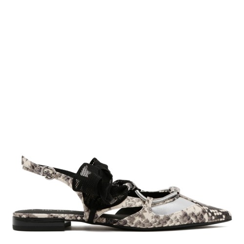 Printed Sling Back Shoes