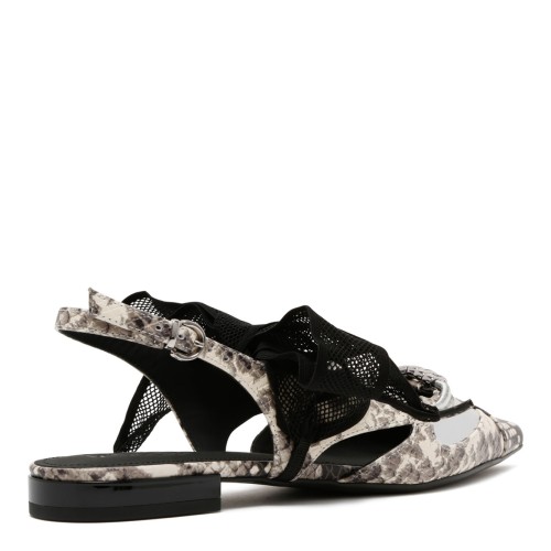 Printed Sling Back Shoes