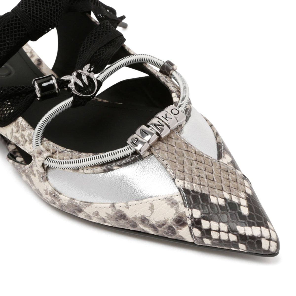 Printed Sling Back Shoes