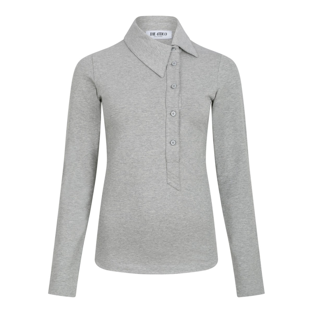 Melange Grey Lightweight American Fleece Top