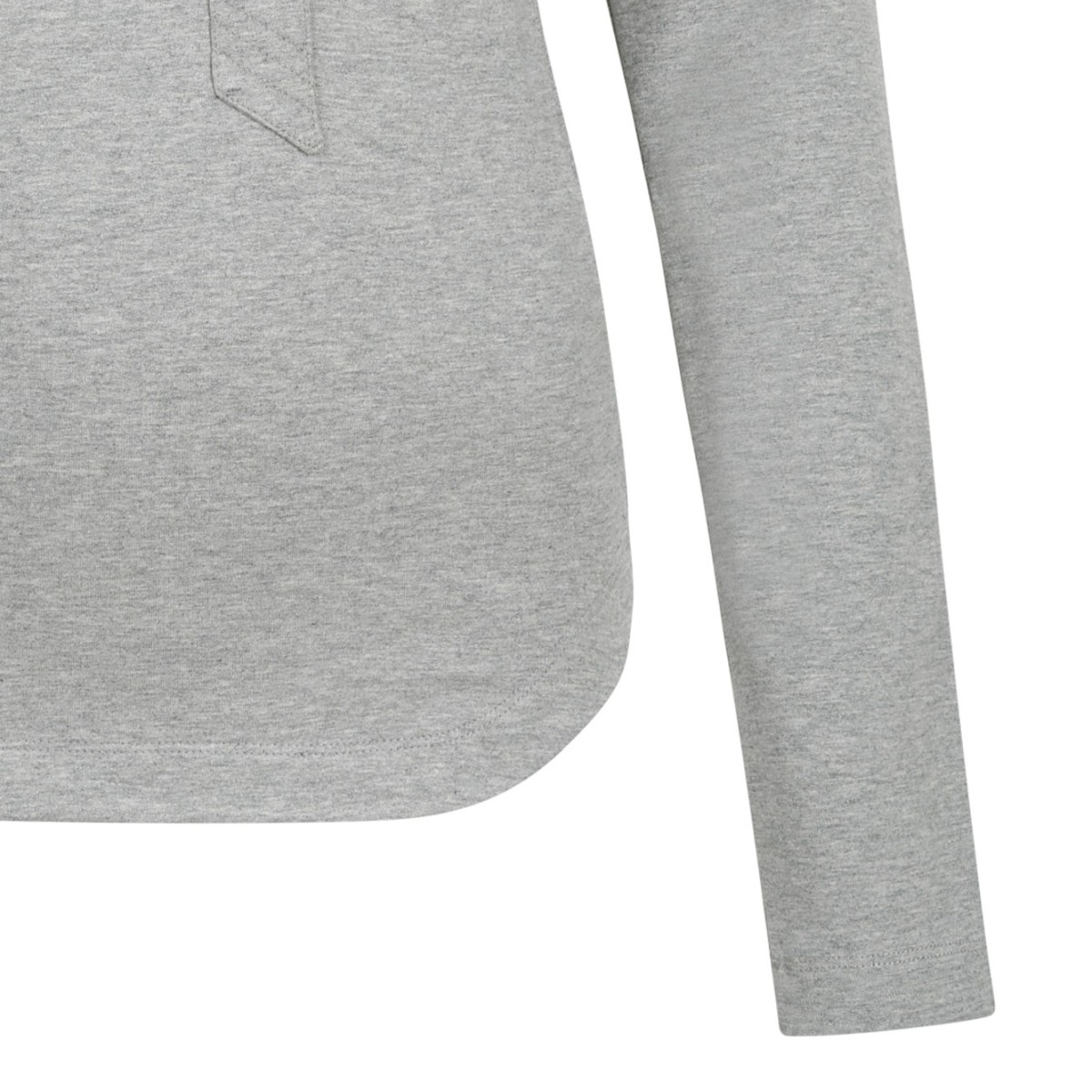 Melange Grey Lightweight American Fleece Top