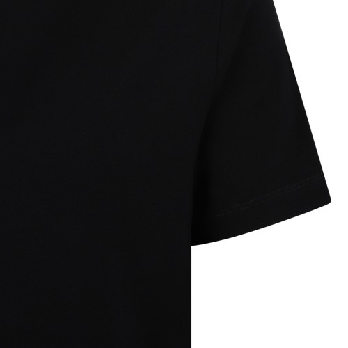 Black Stretch Cotton Polo Shirt