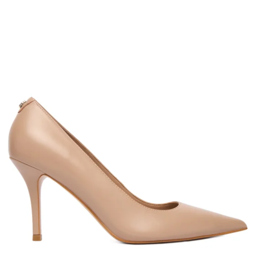 Nude Genuine Leather Pumps