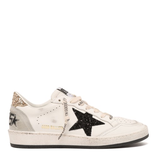 White and Multicolour Calfskin Ball Star
