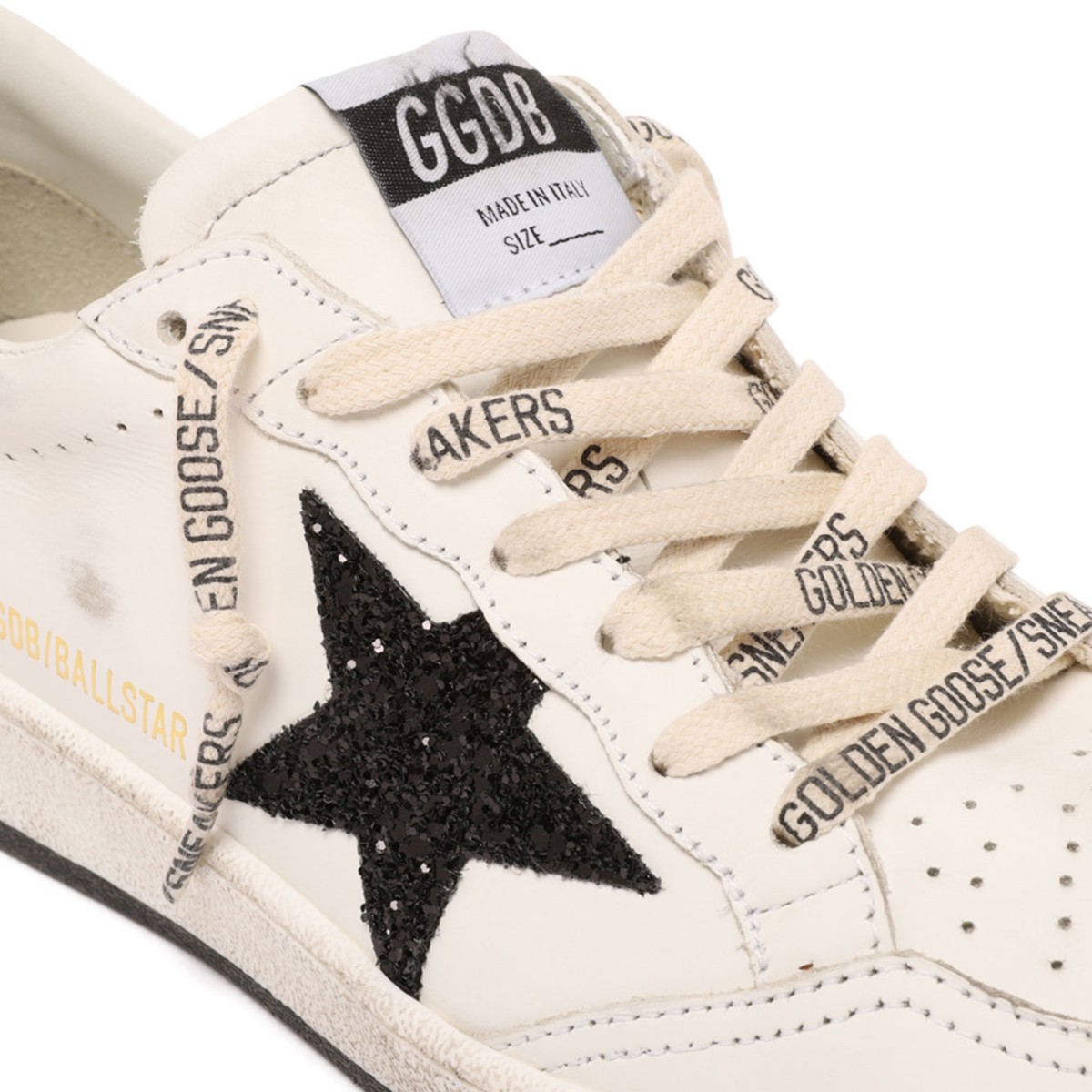White and Multicolour Calfskin Ball Star